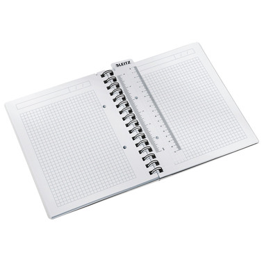 LEITZ Bloc-notes WOW PP A5 46410036 bleu quadrillé
