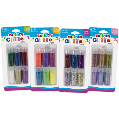 CARIOCA Glitterstaub Display 52017 8 Stück E-6