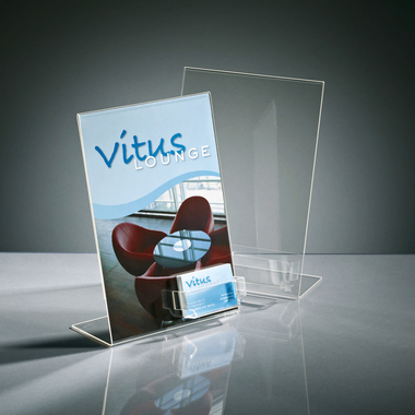 SIGEL Table display A4 TA230 transparent