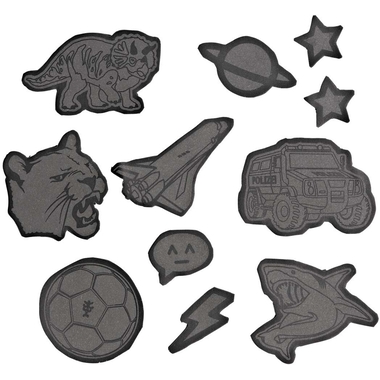 STEP BY STEP Sticker Set 129763 Black 11 Stück