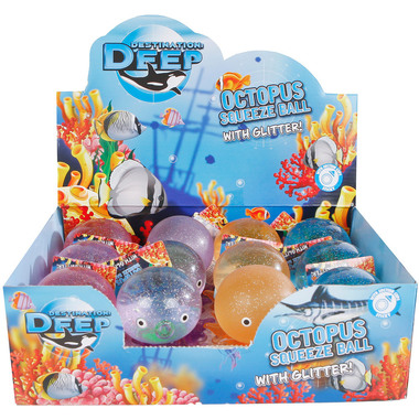 ROOST Quetschi Octopus 621579 mit Saugnäpfen, assortiert