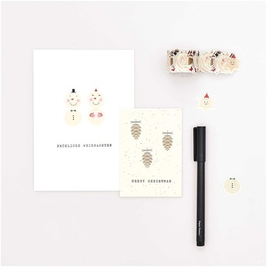 RICO DESIGN Washi Sticker 300452 I love Christmas 200 Stück