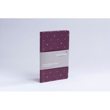 GMUND Bavarian Book 13.5x20cm 39456 merlot, dotted 112 pagine