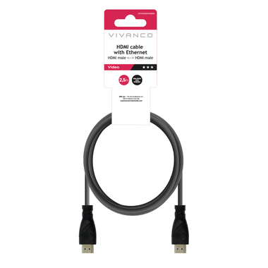 10m 4K/24Hz HDMI-Stecker Schwarz | Vivanco