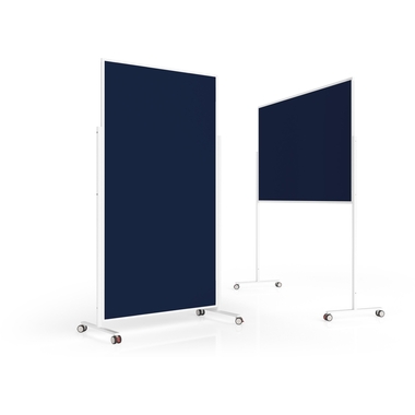 MAGNETOPLAN Design Tableau de Présent. VP 1181114 feutre, bleu foncé 1000x1800mm