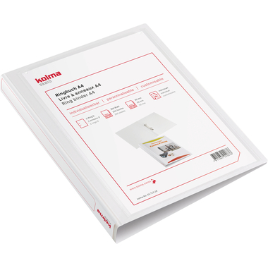 KOLMA Ringbuch Vario light KF A4 02.710.16 weiss, 2-Ring 20mm
