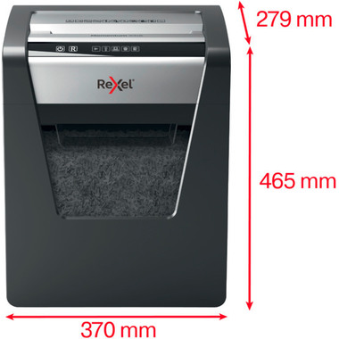 REXEL Destructeur docum. Momentum 2104576CH X415, P-4, 23lt