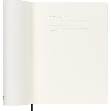 MOLESKINE Agenda settimanale note 25/26 8056999275495 18M foderato SC nero 19x25cm