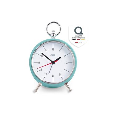 ADE Sveglia Classica Retro Azzurro Chiaro