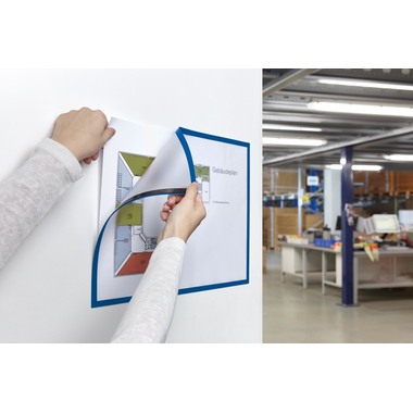 MAGNETOPLAN Magnetrahmen magnetofix A3 1130403 blau 5 Stk.