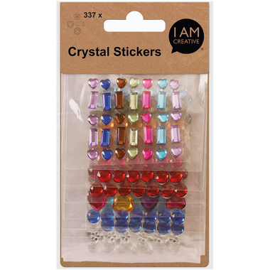 I AM CREATIVE Crystalstickers 6000.25 assortiert 337 Stück