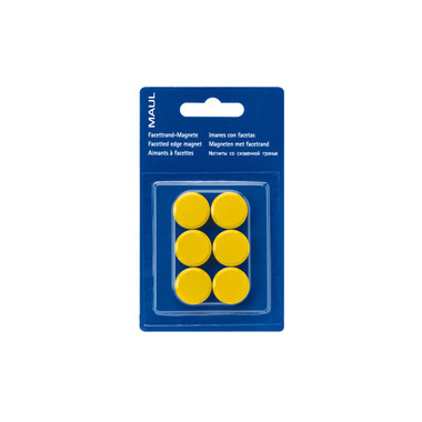 MAUL Magnete 20mm 6176213 gelb 6 Stück