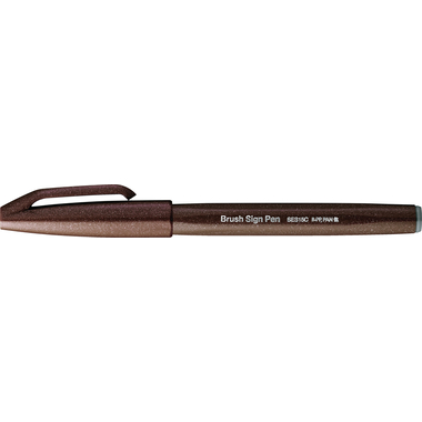 PENTEL Brush Sign Pen SES15C-E3X dunkelbraun