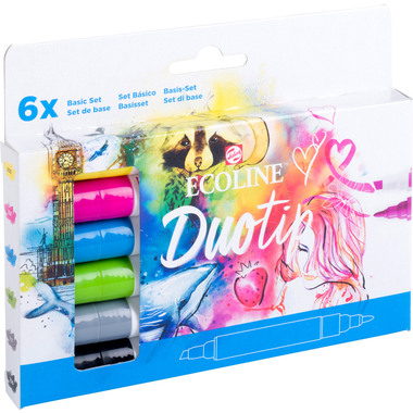 TALENS Ecoline Duotip Basis Set 11609910 6 colori