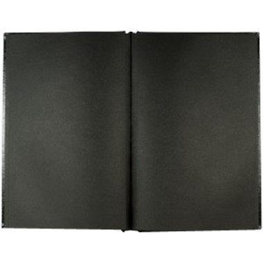 ROOST Blocco schizzo A5 1628 192 pagine, nero perforato