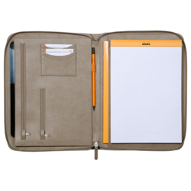 RHODIA Conférencier A4 168117C taupe