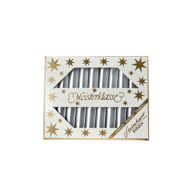STEINHART Candela albero 100x13mm 02390-03 argento 20 pezzi
