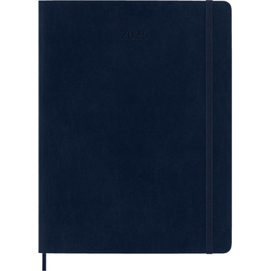 MOLESKINE Agenda Classic X-Large 2025 056999270414 1S/1P zaffiro SC 19x25cm