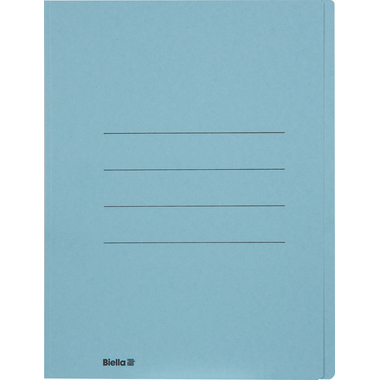 BIELLA Einlagemappe A4 25040005U blau 240g/m2