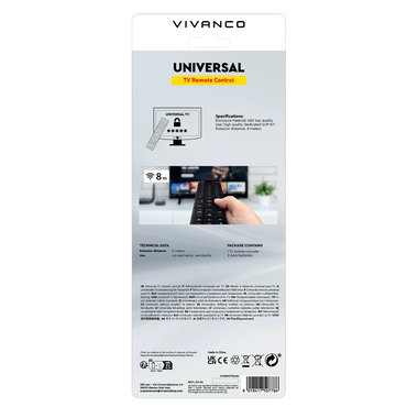 Telecomando universale per TV e Decoder | Vivanco