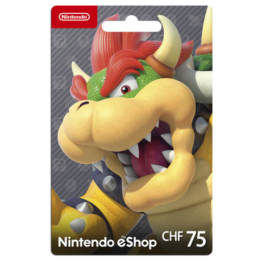 Geschenkkarte Nintendo eShop CHF 75.-