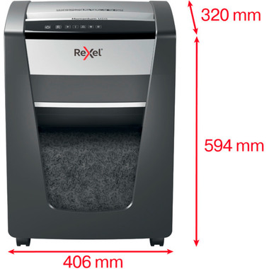 REXEL Aktenvernichter Momentum 2104577CH M515, P-5, 30lt