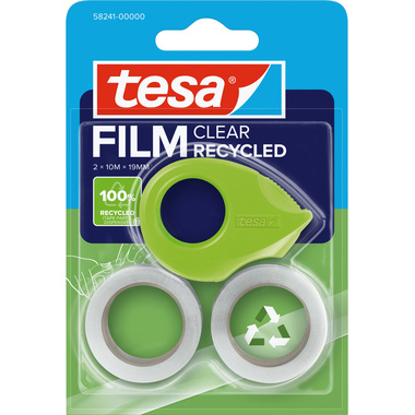 TESA Tape eco & clear Mini 19mmx10m 582410000 grün 2 Stück