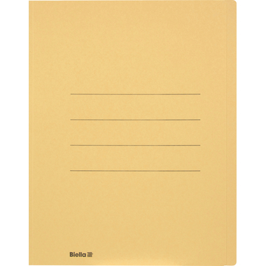 BIELLA Einlagemappe A4 25040020U gelb 240g/m2