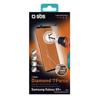 Film de protection en verre tempré de SBS pour Samsung Galaxy S9+
