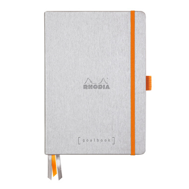 RHODIA Goalbook Taccuino A5 118570C Hardcover argento 240 f.
