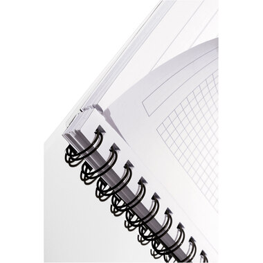 LEITZ Bloc-notes WOW PP A5 46410036 bleu quadrillé