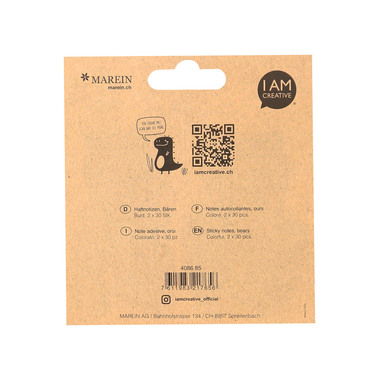 I AM CREATIVE Sticky Notes MAA4086.85 Orsi 60 fogli
