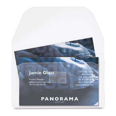 3L Business-Card Pockets 105x60mm 6825-10 autocollonte 10 pz.