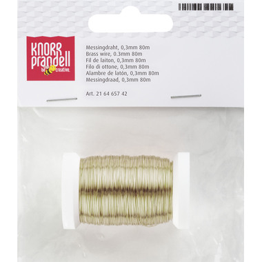 KNORR PRANDELL Filo ottone 80mx0,30mm 6464742 rotolo