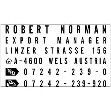 TRODAT Stempel Typomatic 5253 Set