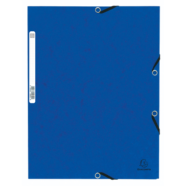 EXACOMPTA Gummibandmappe A4+ 55302E blau manila