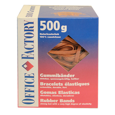 SMART OFFICE Gummibänder 150mmx6mm 605568 Naturkautschuk 500g