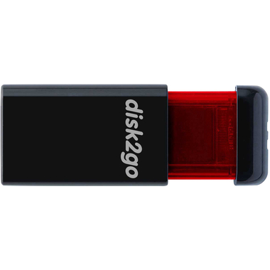 DISK2GO USB-Stick qlik edge 128GB 30006726 USB 3.1 red
