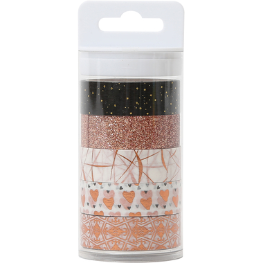 I AM CREATIVE Jeu de rubans Washi 4085.106 briller, 5 pcs.
