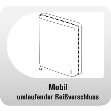 CHRONOPLAN Ringbuch Mob.Einst. 50163Z.25 Kunstleder schwarz A5