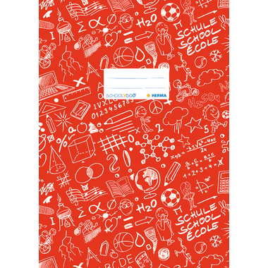 HERMA Buste per quaderni A4 19403 rosso