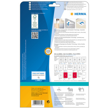 HERMA Etichette SPECIAL 96x50.8mm 4349 bianco,non-perm. 250 pz./25 f.