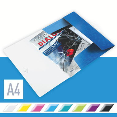 LEITZ Dossier de coll. WOW A4 45990036 bleu 150 feuilles