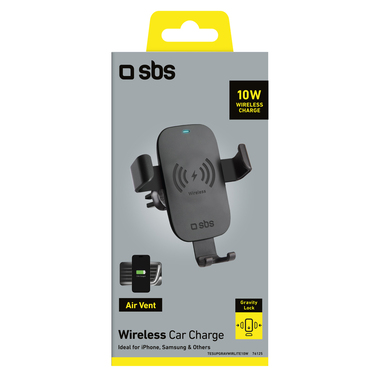 Smartphone holder for autos with 10W wireless charging