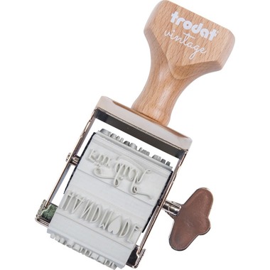 TRODAT Vintage Stempel 158078 Glückwünsche, 3-farbig