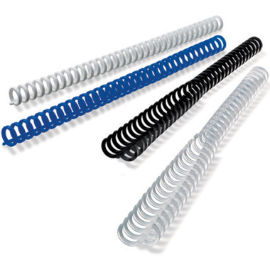 GBC Baguettes de reliure 8mm A4 388002E blanc, 34 anneaux 50 pcs.