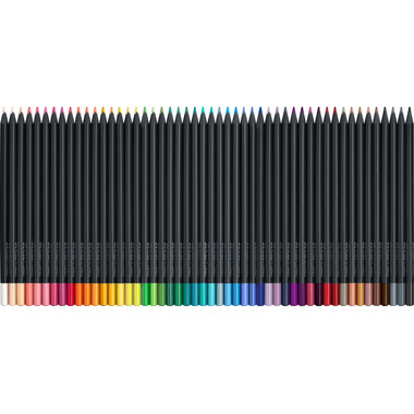 FABER-CASTELL Crayons de couleur Black Edit 116450 les teintes de peau 50er