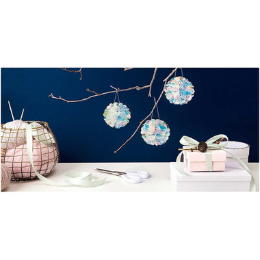 RICO DESIGN Carta a nido d'ape 7cm 99001.69.03 iridescente 3 pezzi