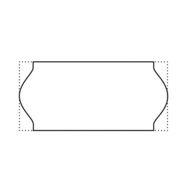 SATO Etichette 26x12mm 700300032 arancione, perm. 1500 pezzi