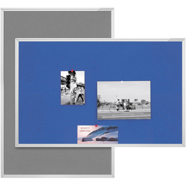 MAGNETOPLAN Design-Pinnboard SP 1460001 Filz, grau 600x450mm